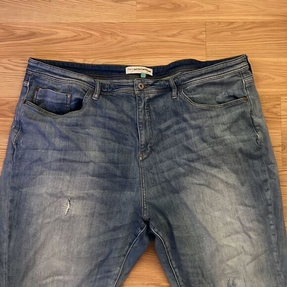 Anthropologie Pilcro and the Letterpress plus size crop jeans size 26W - Picture 2 of 12